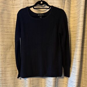 INC International Concepts Navy Knit Sweater